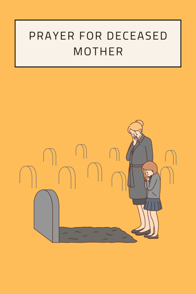 Prayer for Deceased Mother pin
