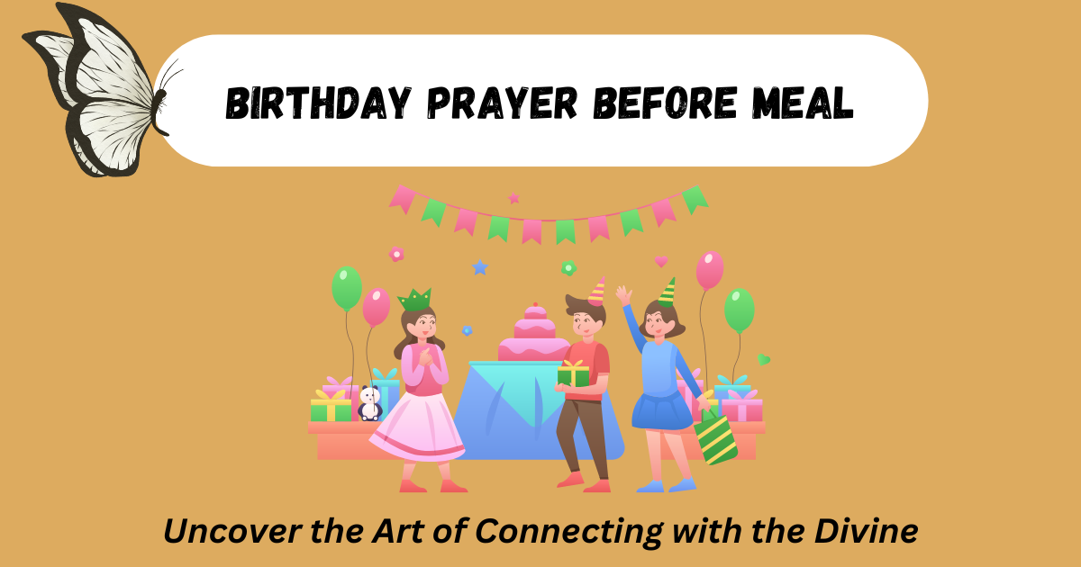 Birthday Prayer Before Meal