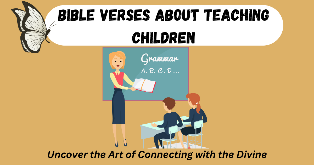 bible verses about teaching children
