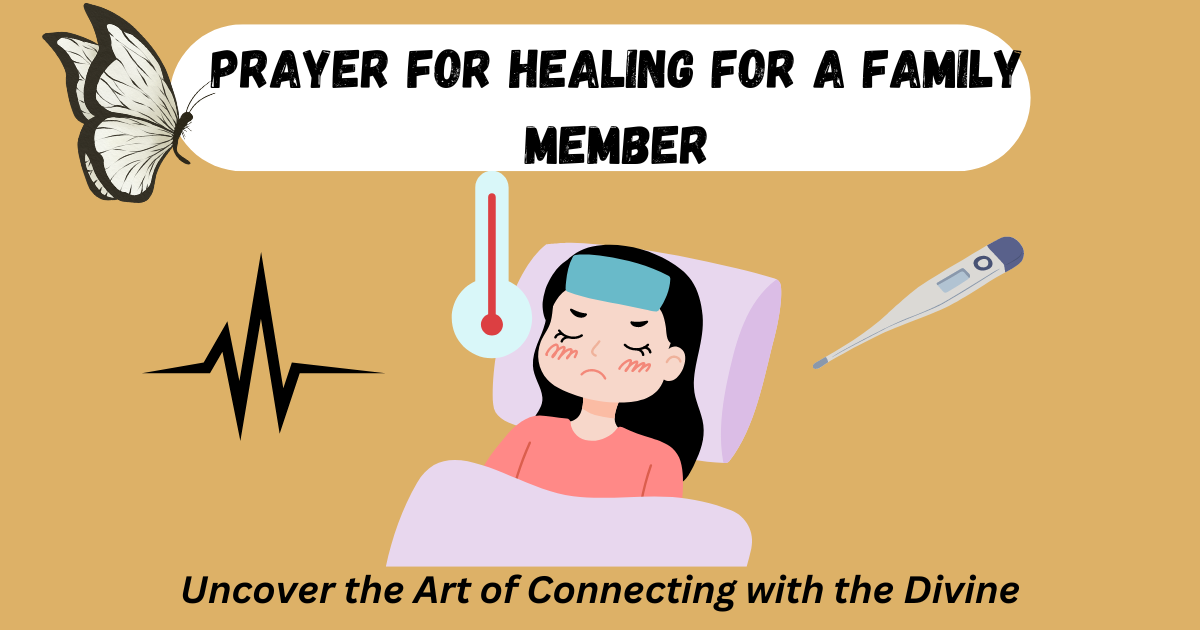 prayer for healing for a family member