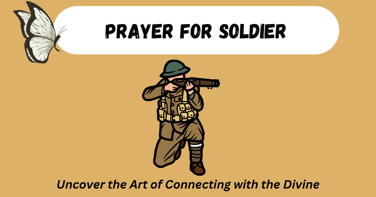 prayer for soldier
