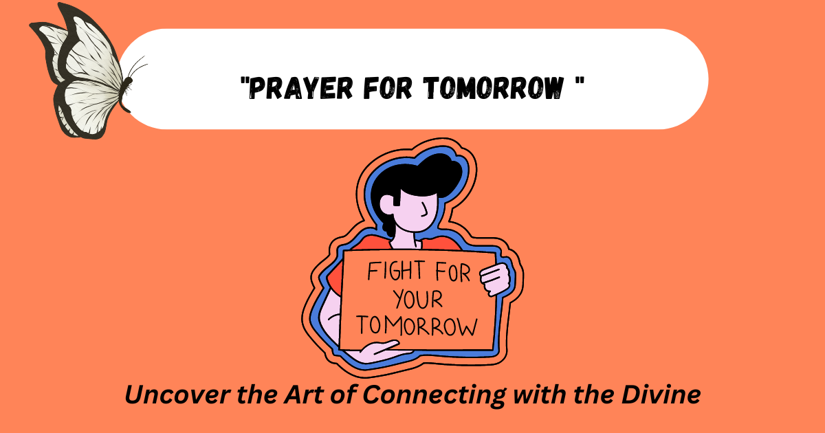 prayer for tomorrow
