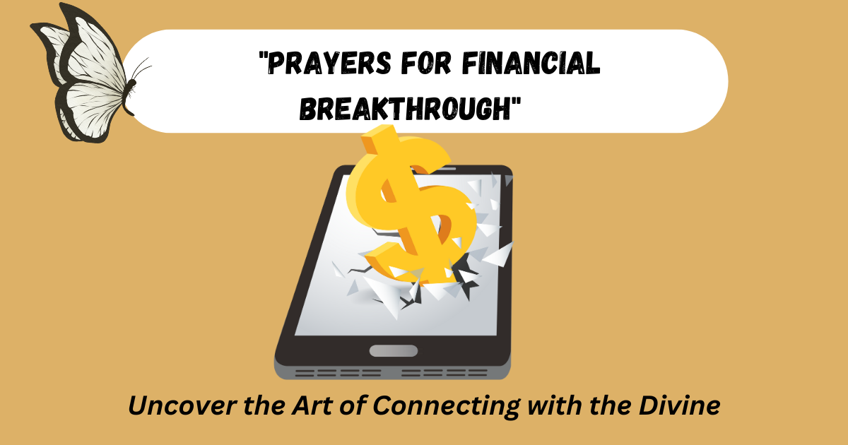 prayers for financial breakthrough